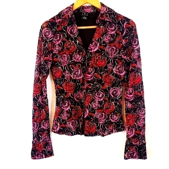 𝅺I.N.C. International Concepts Button Down Blouse Size Medium - Picture 1 of 6